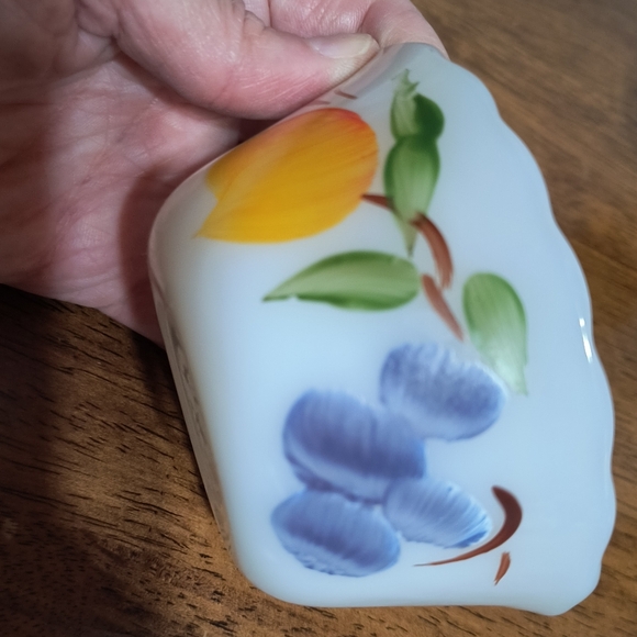 Vtg 60sFire King Gay Pear/Blueberry Set - Picture 7 of 8